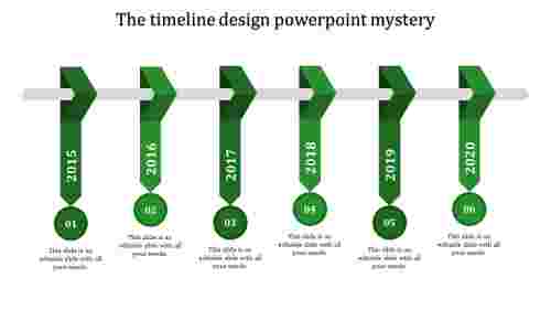 timeline design powerpoint-The timeline design powerpoint mystery-Green